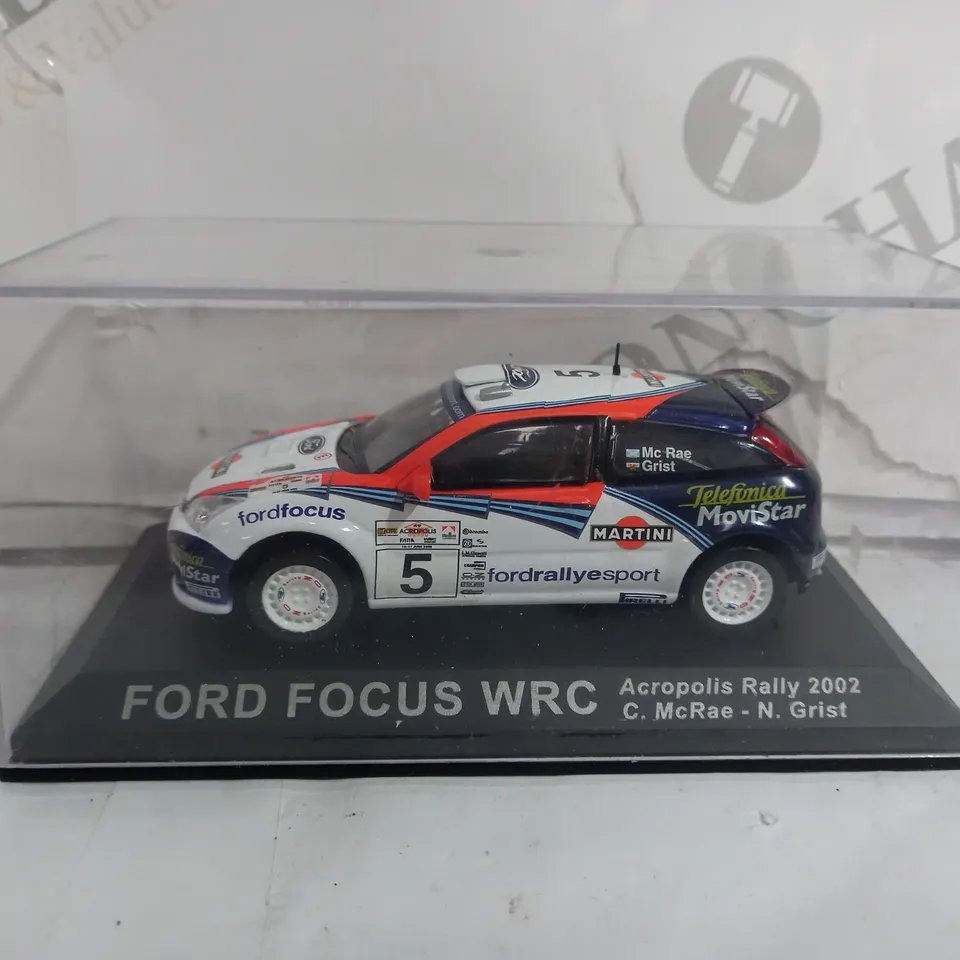 FORD FOCUS WRC ACROPOLIS RALLY 2002 C.MCREA & N.GRIST