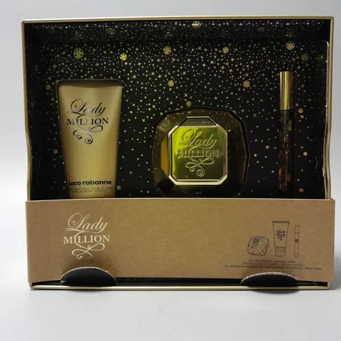 BOXED RABANNE LADY MILLION SET