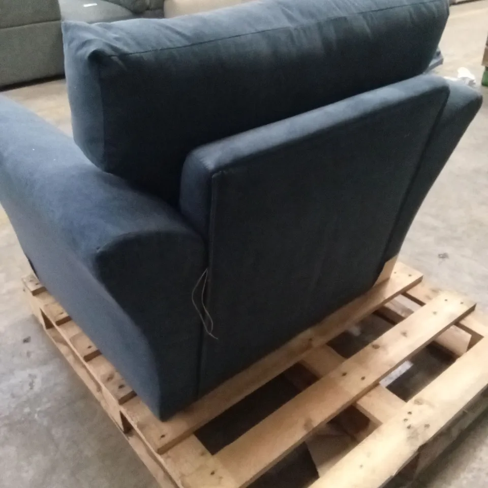 DURY FABRIC ARMCHAIR - BLUE RRP £399