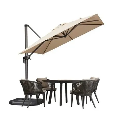 BOXED 244CM CANTILEVER PARASOL