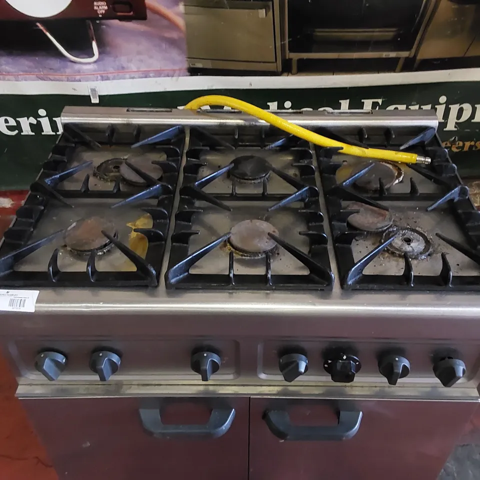 COMMERCIAL GAS 6 BURNER OVEN