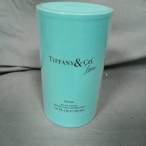 BOXED AND SEALED TIFFANY AND CO LOVE FOR HER EAU DE PARFUM 50ML