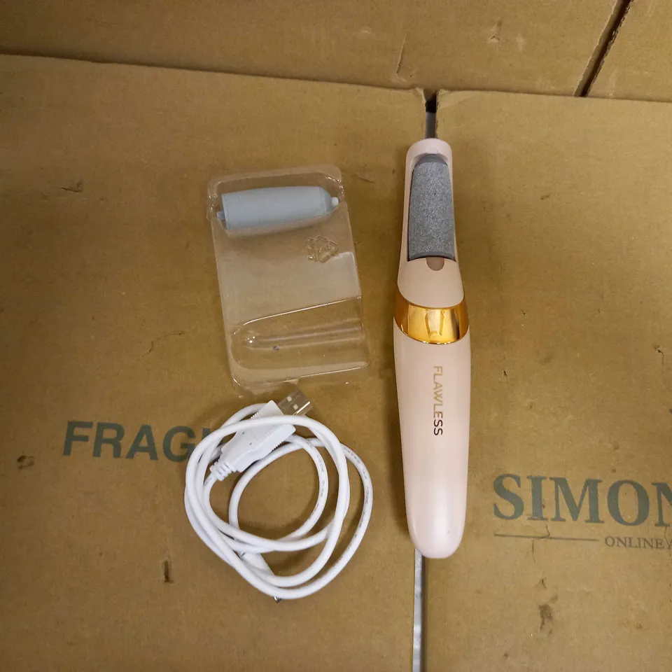 FINISHING TOUCH FLAWLESS PEDI - RECHARGEABLE ELECTRIC CALLUS REMOVER TOOL