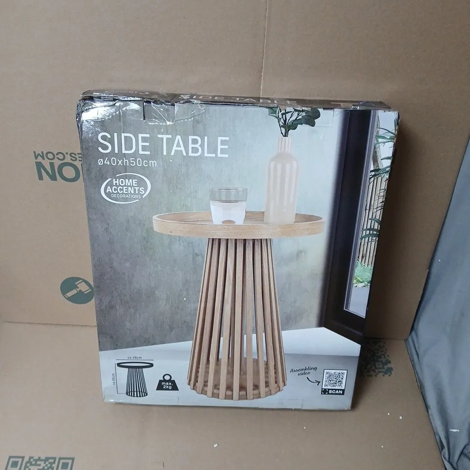 HOME ACCENTS DECORATIONS SIDE TABLE – Ø40CM X H50CM