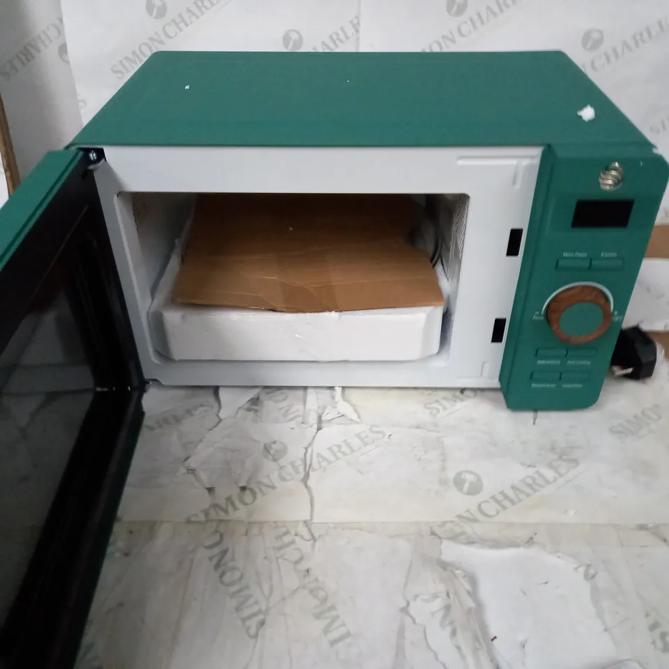 SWAN 20L NORDIC DIGITAL LED MICROWAVE, 800W, PINE GREEN