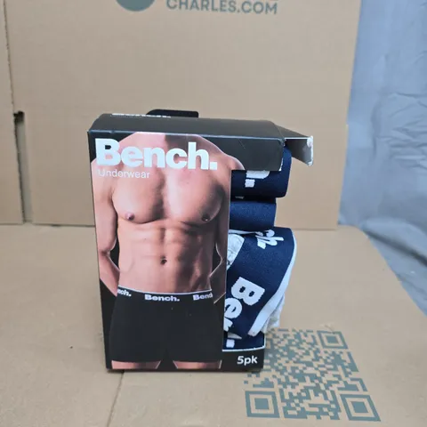 BENCH MEN'S UNDERWEAR 5 PACK – BOXER TRUNKS SIZE XXL
