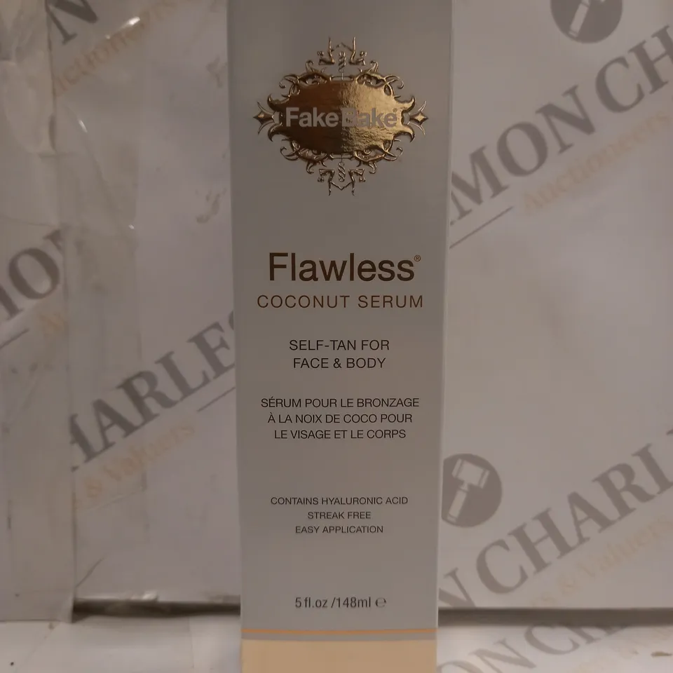 BOXED FAKE BAKE FLAWLESS COCONUT SERUM SELF-TAN 148ML