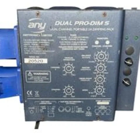 ANYTRONICS DUAL PRO DIM CROSSFADE DIMMING PACK