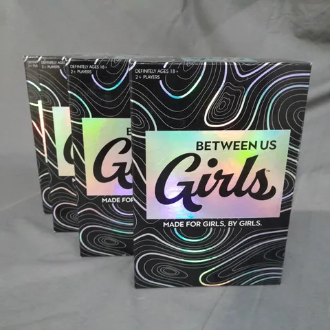 LOT OF 4 BOXED BETWEEN US GIRLS CARD GAMES