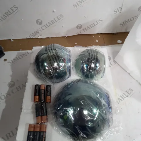 BUNDLEBERRY BY AMANDA HOLDEN SET OF 3 INFINITY SPHERES - GUNMETAL