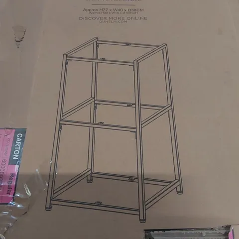 BOXED MODULAR SHELVING 3 TIER - WHITE