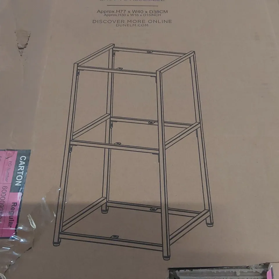 BOXED MODULAR SHELVING 3 TIER - WHITE