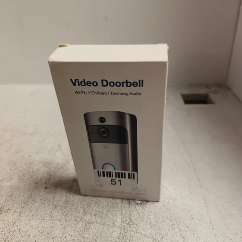 BOXED VIDEO DOORBELL – WI‑FI / HD VIDEO / TWO‑WAY AUDIO