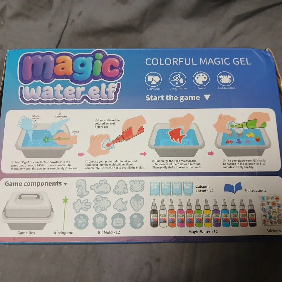 MAGIC WATER ELF COLOURFUL MAGIC GEL TOY SET