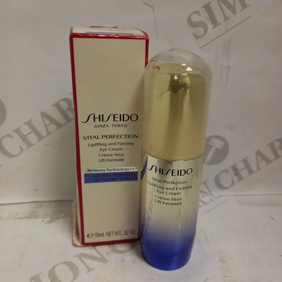 SHISEIDO VITAL PERFECTION UPLIFTING AND FIRMING EYE CREAM 15ML