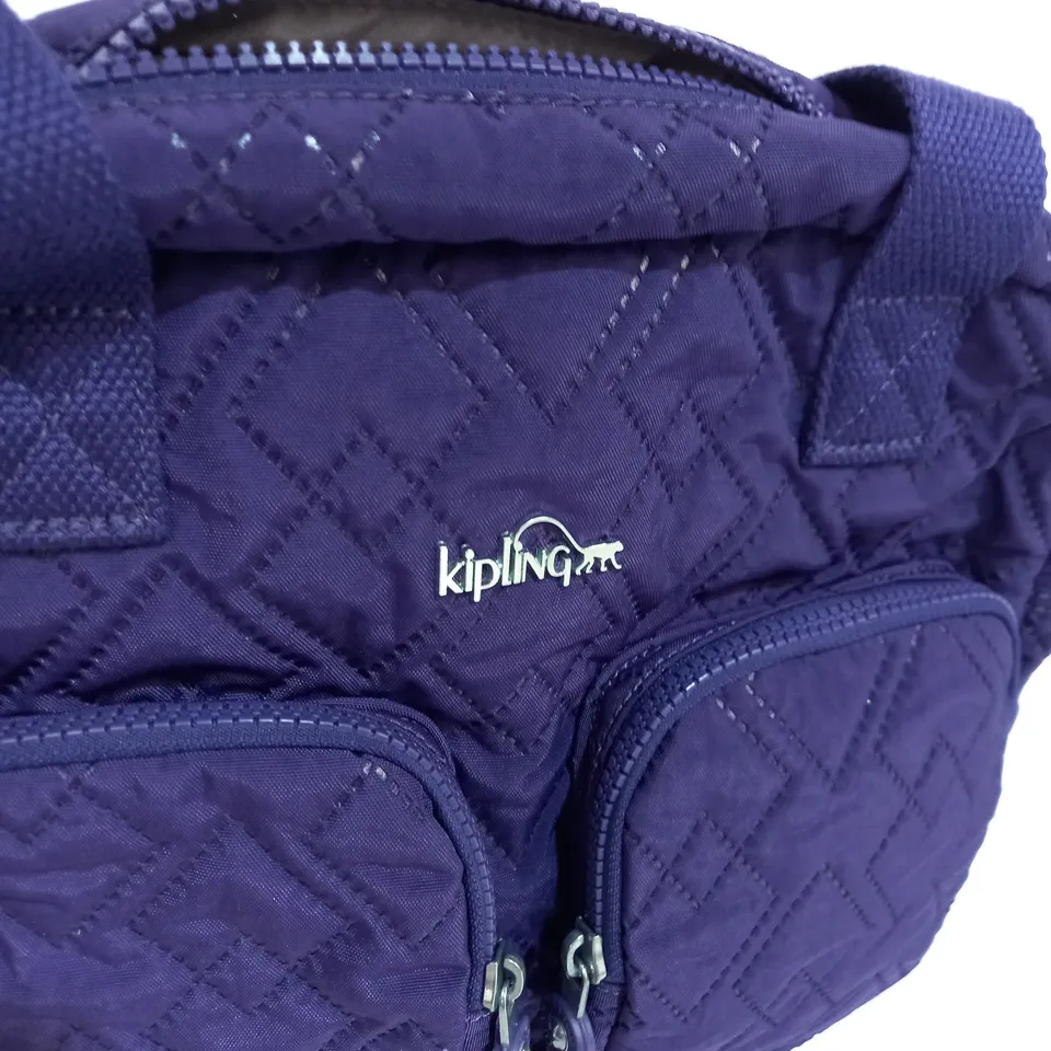 KIPLING TOMEE PREMIUM LARGE SHOULDER BAG - PURPLE