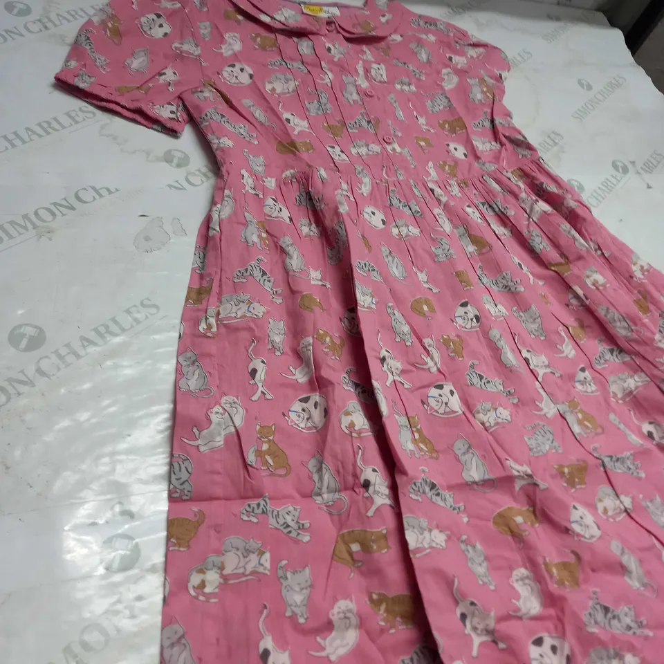 MINI BODEN ANIMAL PRINT DRESS SIZE 11-12 YEARS 