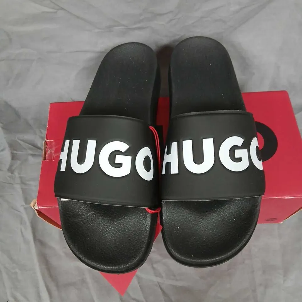 HUGO BOSS BLACK SLIDES – MEN'S, UK 12 (EU 46)