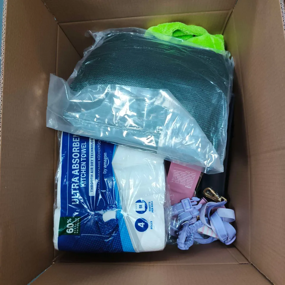 BOX OF APPROXIMATELY 20 ASSORTED ITEMS TO INCLUDE: VANISH OXI ACTION