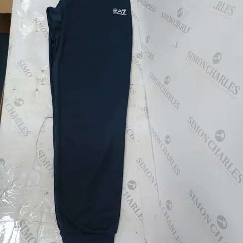 MENS EA7 TRACKPANTS SMALL - NAVY 