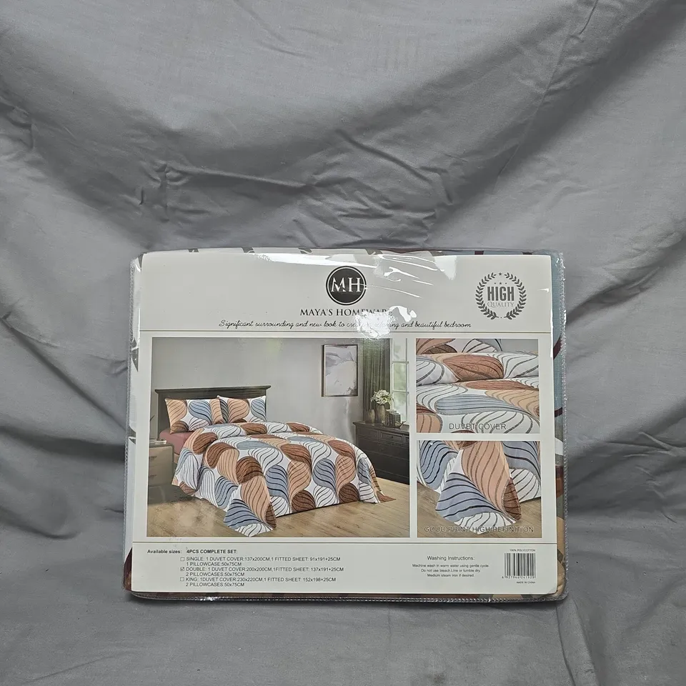MAYA'S HOME DUVET COVER SET – 100% POLYCOTTON SIZE DOUBLE 