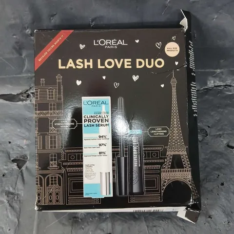 BOXED L'OREAL PARIS LASH LOVE DUO GIFTSET