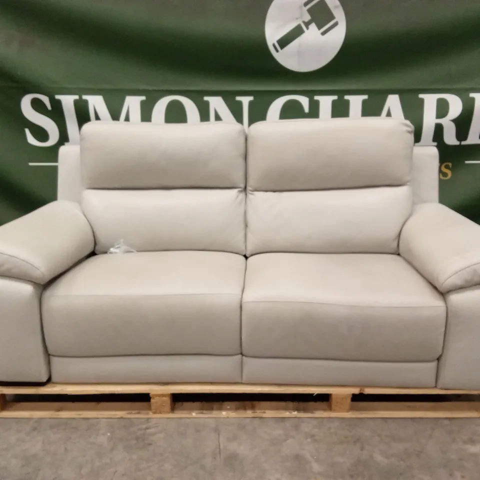 QUALITY DESIGNER ITALIAN MADE MORENO 3 SEATER ELECTRIC RECLINER LEATHER SOFA