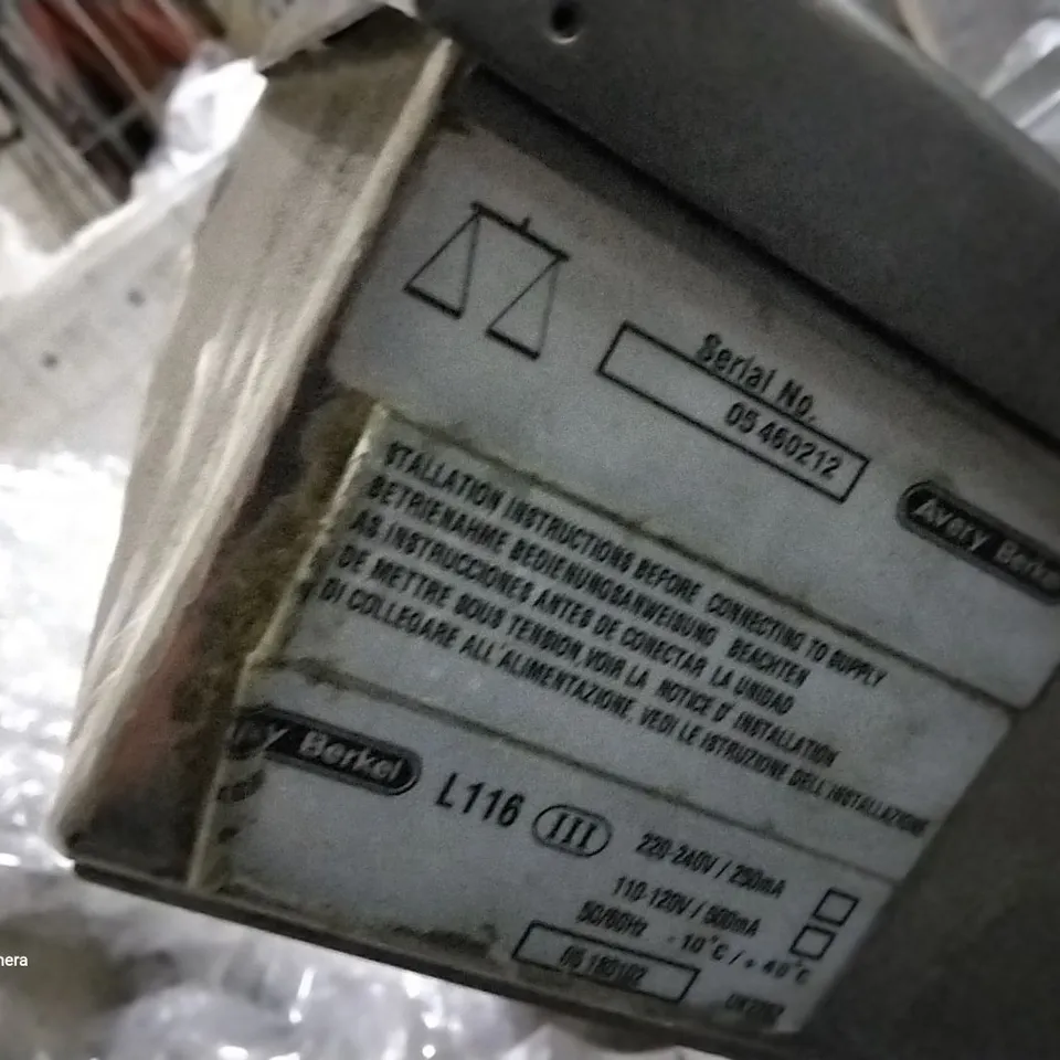 AVERY BERKEL L116 SCALE