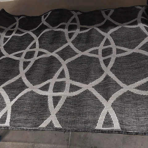 BRAND NEW PACO HOME COCO 208 RUG IN BLACK - 80×200CM