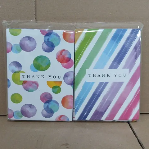 UNBRANDED ASSORTMENT OF APPROXIMATELY 24 THANK YOU CARDS