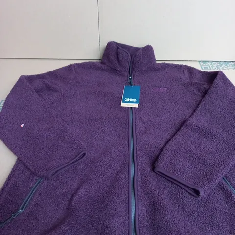 NORTH RIDGE WOMENβS BORG FLEECE JACKET β PURPLE SIZE 20W