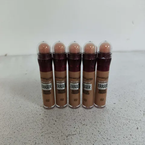 5X MAYBELLINE INSTANT ANT-AGE ERASER CONCEALER 02