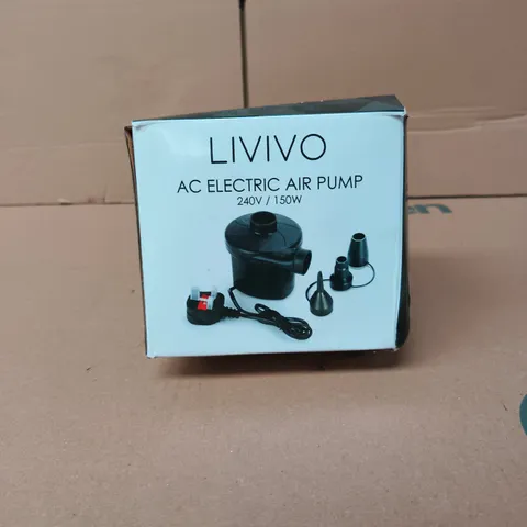 LIVIVO AC ELECTRIC AIR PUMP β 240V, 150W