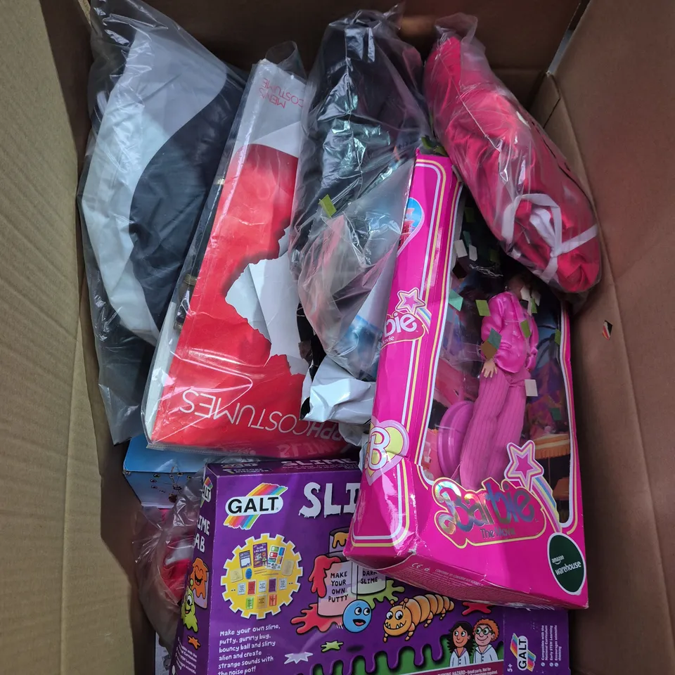 LARGE BOX OF ASSORTED TOYS AND GAMES