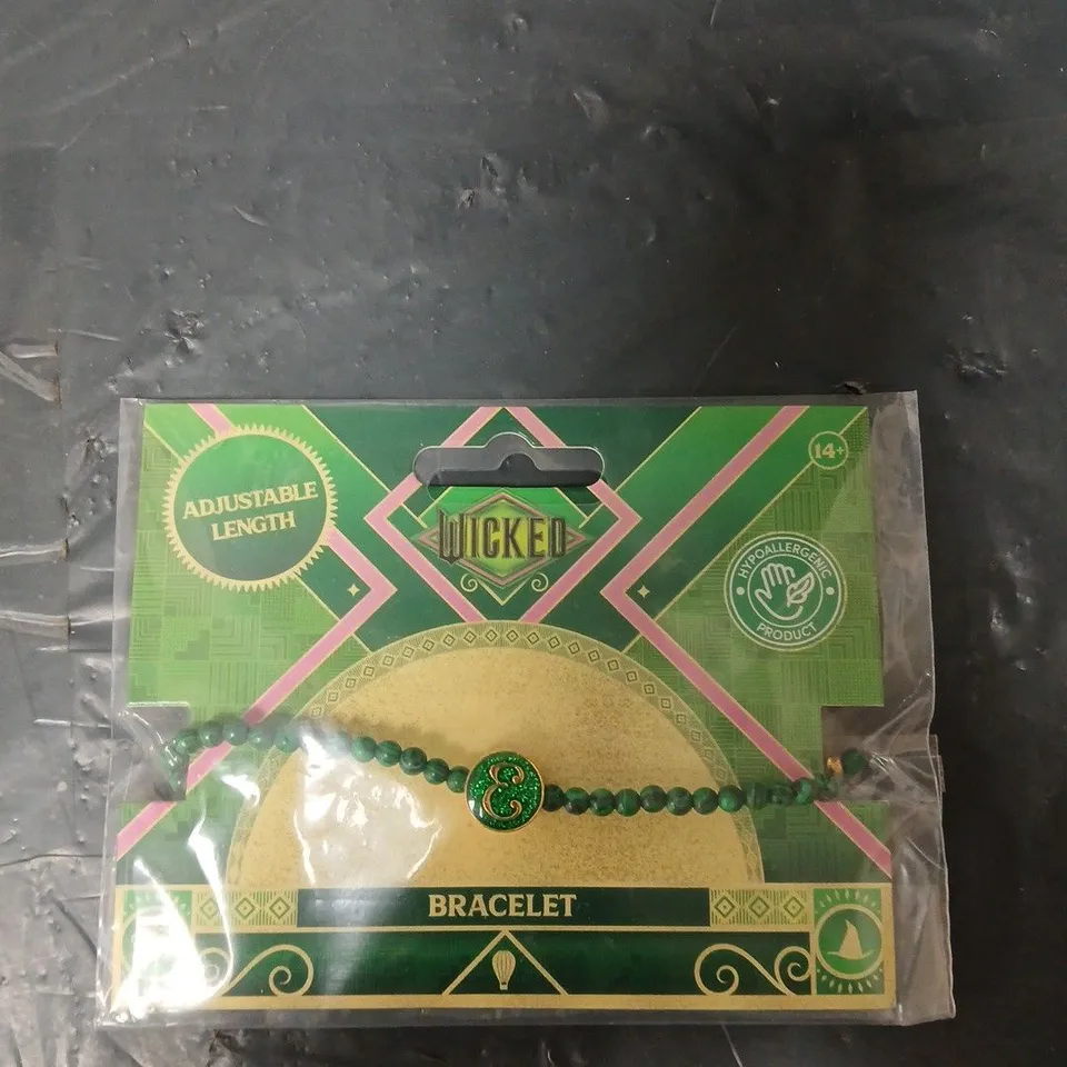 WICKED ELPHABA GREEN MALACHITE FRIENDSHIP BRACELET 