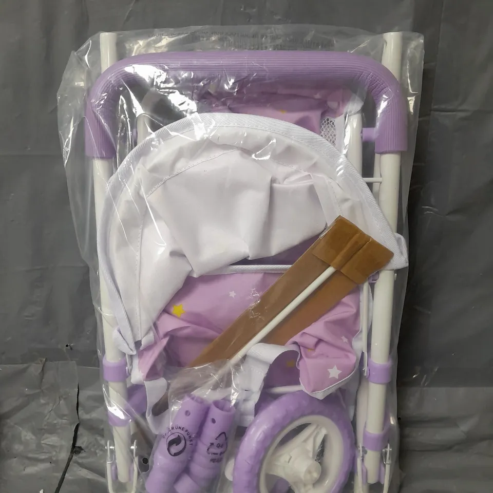 OLIVIA'S LITTLE WORLD BABY DOLL JOGGING STROLLER - PURPLE STARS