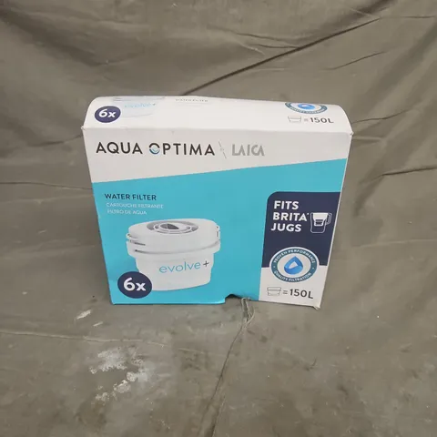 BOXED AQUA OTIMA EVOLVE WATER FILTERS (6 IN BOX)