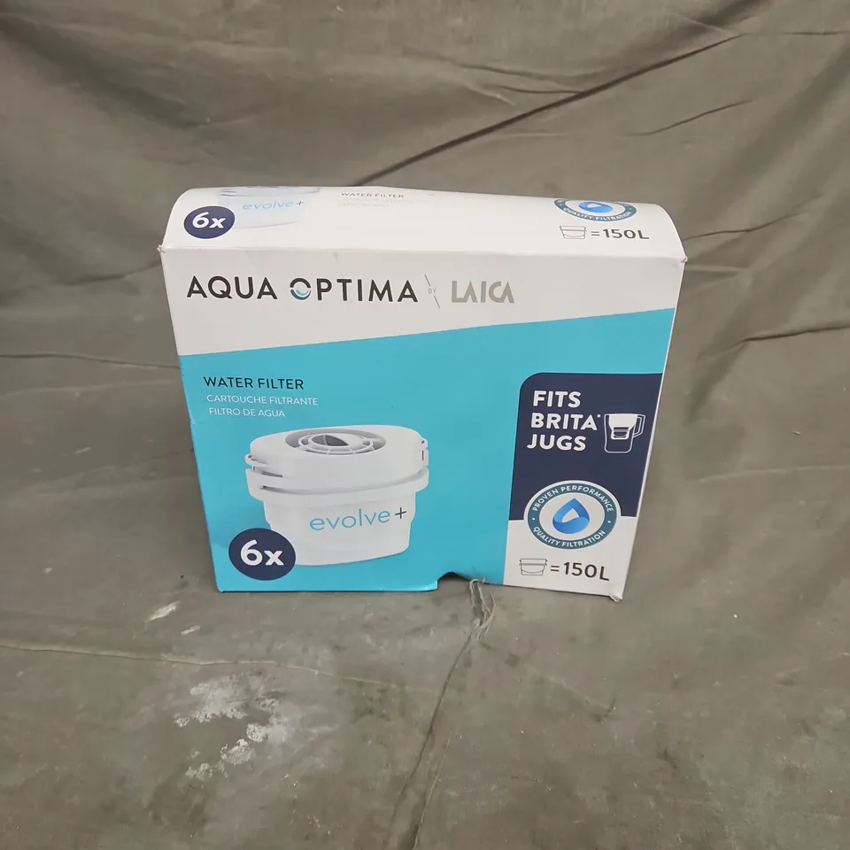 BOXED AQUA OTIMA EVOLVE WATER FILTERS (6 IN BOX)