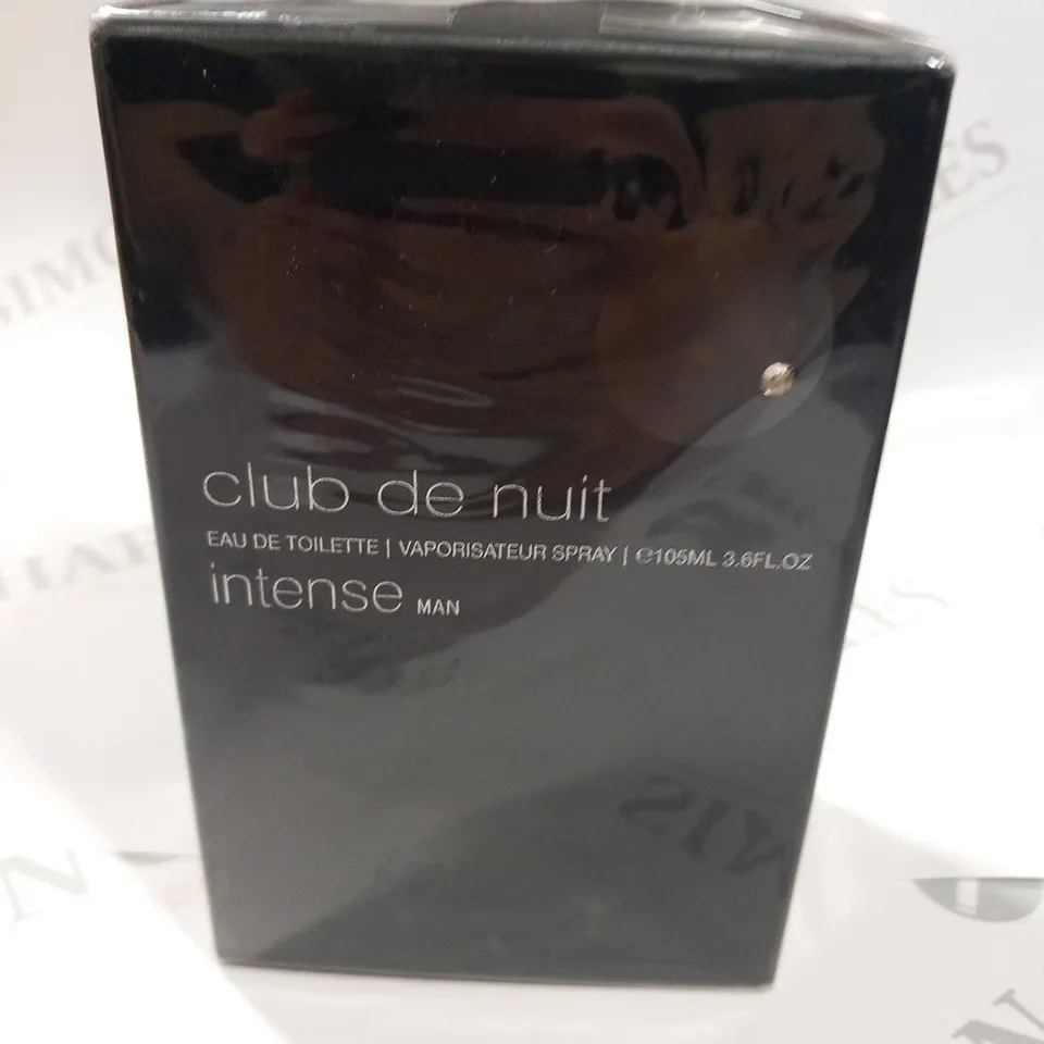 BOXED AND SEALED CLUB DE NUIT EAU DE TOILETTE INTENSE MAN 105ML