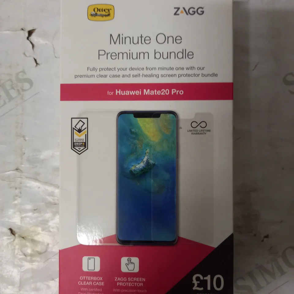LOT OF 4 ZAGG MINUTE ONE PREMIUM BUNDLES FOR HUAWEI MATE20 PRO
