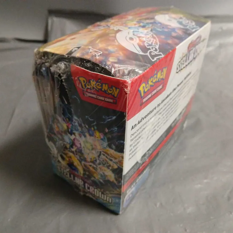 SEALED POKEMON SCARLETT & VIOLET STELLAR CROWN SET OF APPROXIMATELY 36 PACKS OF TRADING CARDS