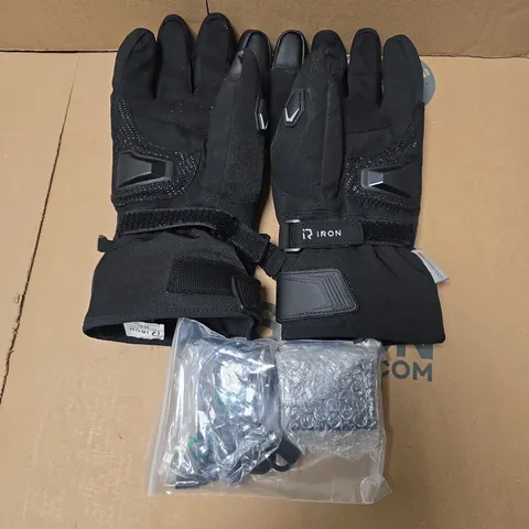 RIDEIRON HEATED MOTORCYCLE GLOVES FOR MEN - XL