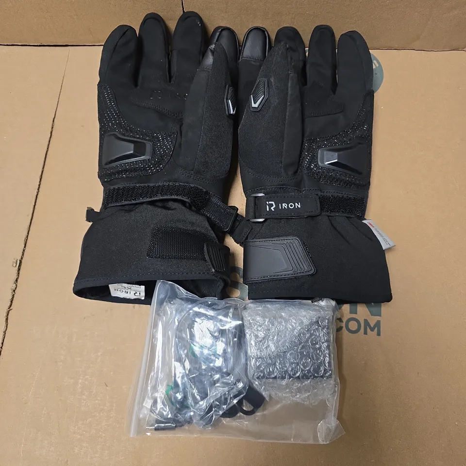 RIDEIRON HEATED MOTORCYCLE GLOVES FOR MEN - XL