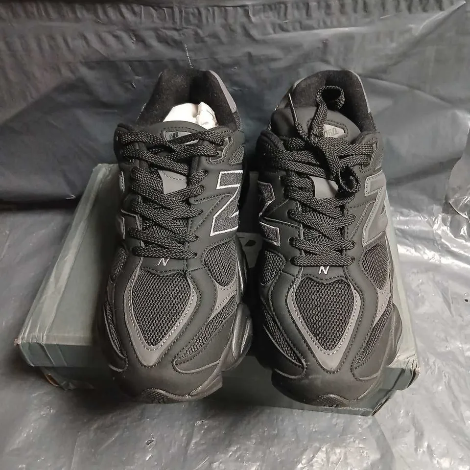 NEW BALANCE 9060 LIFESTYLE SNEAKERS – MEN'S, BLACK/GREY, UK 9
