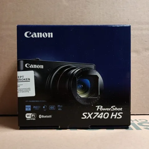 BOXED CANON POWERSHOT SX740 HS DIGITAL CAMERA