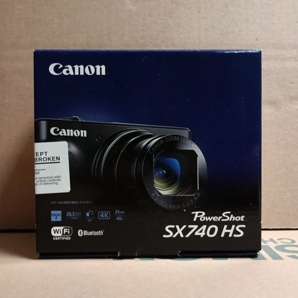 BOXED CANON POWERSHOT SX740 HS DIGITAL CAMERA