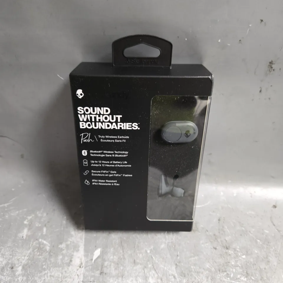 BOXED SKULL CANDY PUSH TRUE WIRELESS EARPHONES 