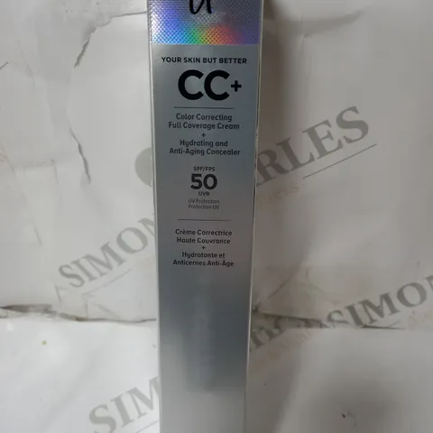 IT CC+ COLOUR CORRECTING FULL COVERAGE CREAM + HYDRATING ANTI AGE CONCEALER