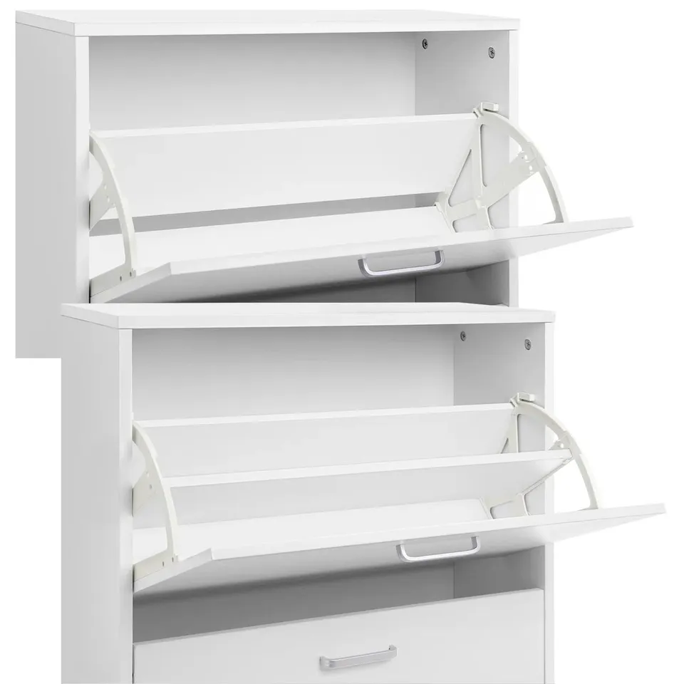 BOXED FLIP DOWN SHOE STORAGE CABINET