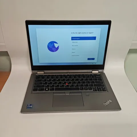 UNBOXED THINKPAD L13 YOGA INTEL CORE I7 LAPTOP IN SILVER